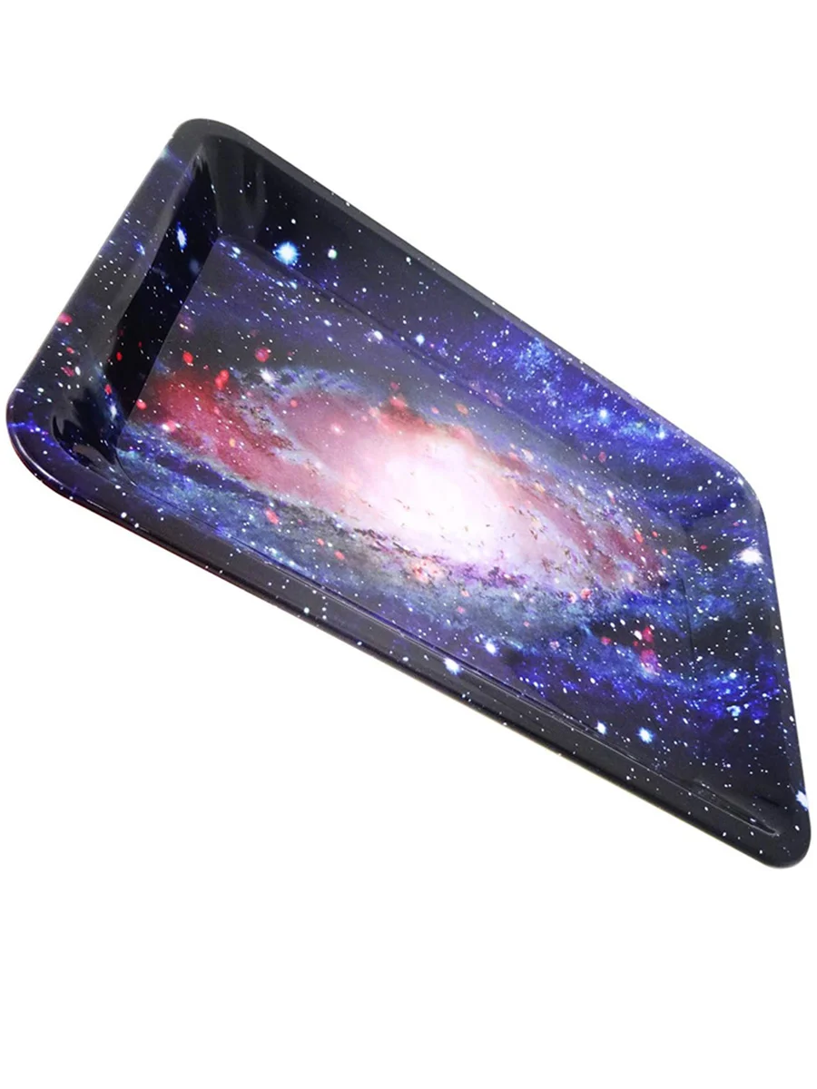 Starry Sky Tinplate Rolling Tray