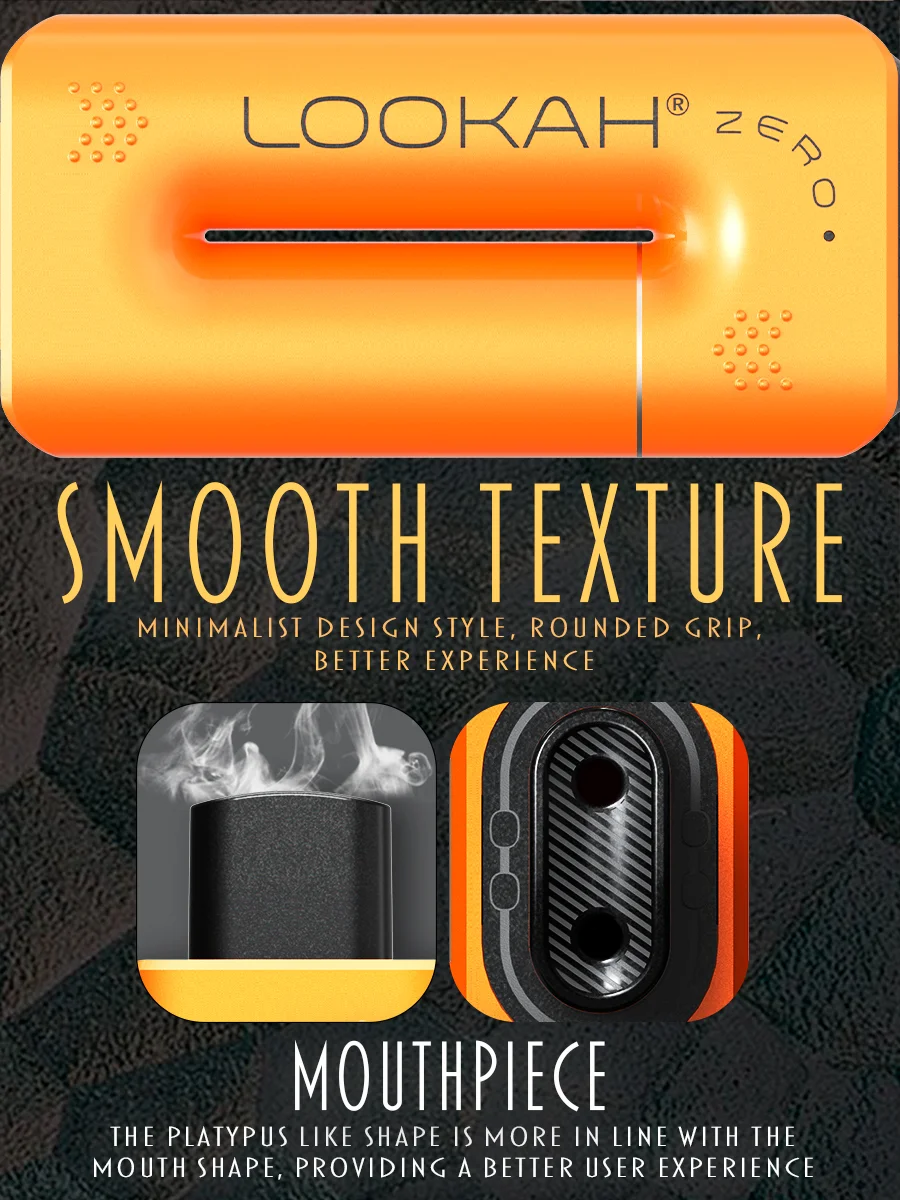 LOOKAH Zero Discreet Cart Battery | 510 Thread Battery, Color: Orange, 4 image LOOKAH Zero Discreet Cart Battery | 510 Thread Battery, Color: Orange, 4 image