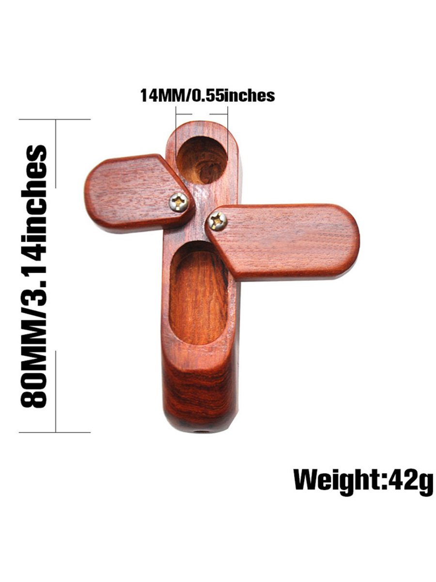 Wooden Smoking Pipe With Storage Wooden Smoking Pipe With Storage