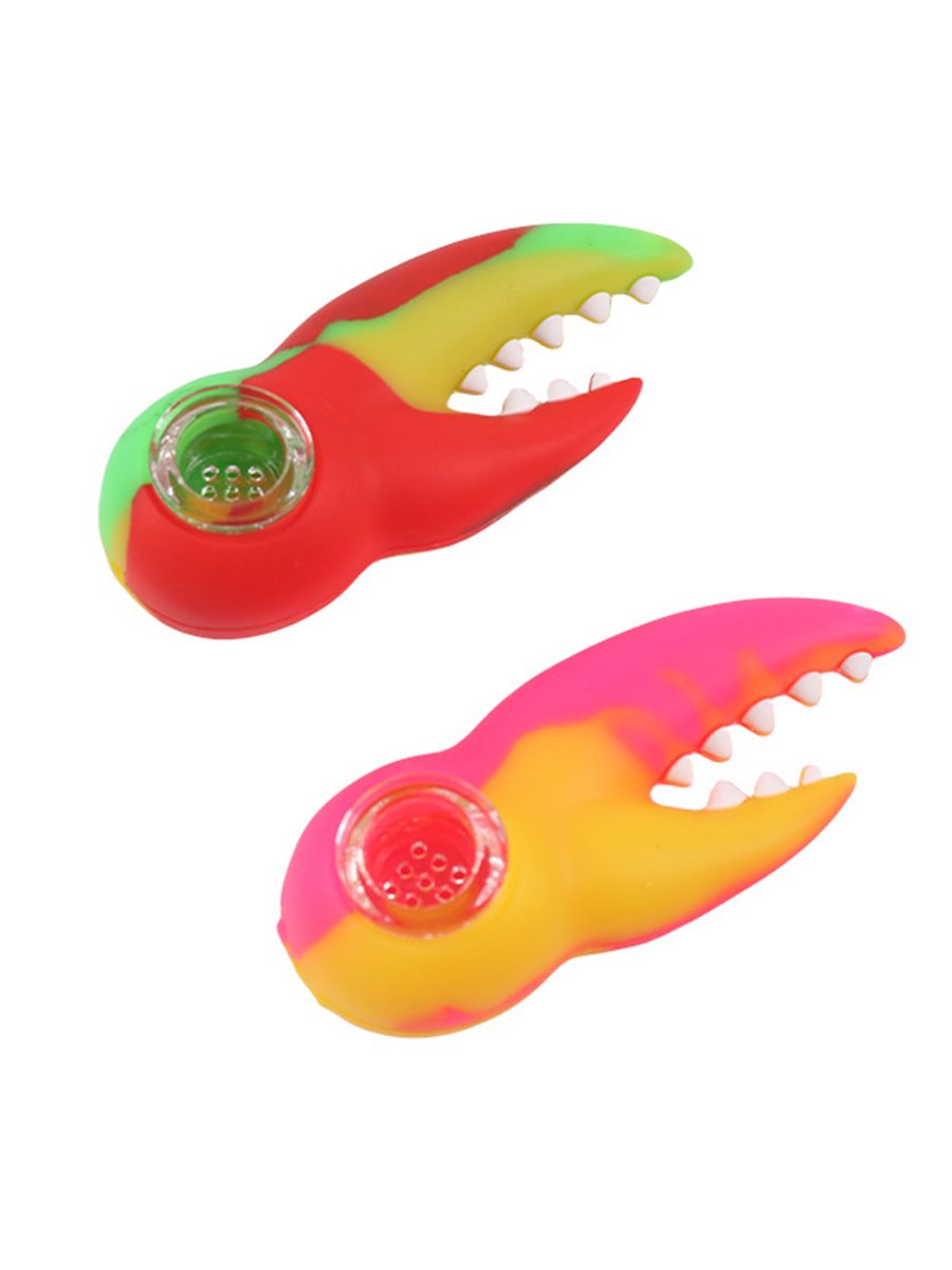 Crab Claw Silicone Pipe