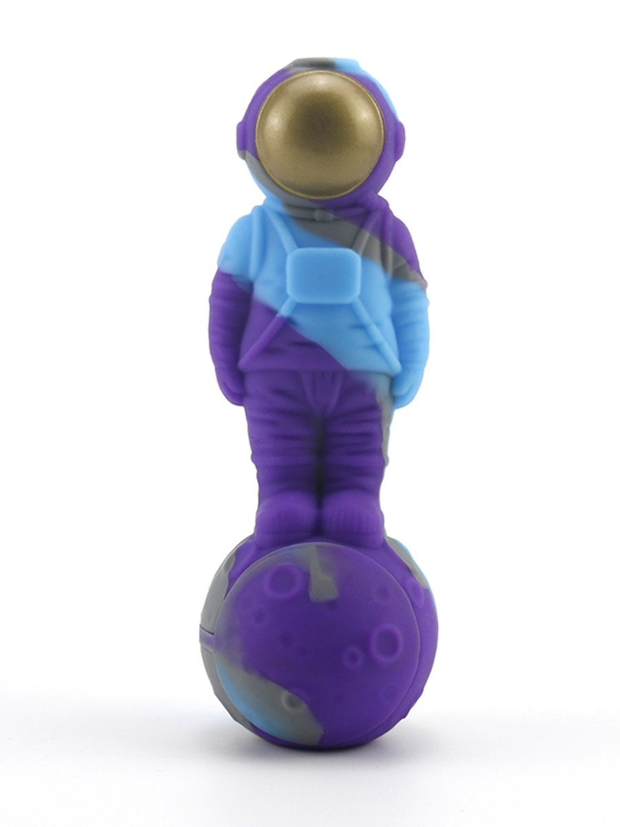 Green and Blue Astronaut Glass Pipe, Color: red-green, 8 image Green and Blue Astronaut Glass Pipe, Color: red-green, 8 image