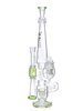 23" Cool Recycler Bong | Helix Water Pipe | Triple Chamber Percolator | Green 23" Cool Recycler Bong | Helix Water Pipe | Triple Chamber Percolator | Green