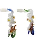 10mm Two Ring Dragon Glass Oil Burner Water Pipe