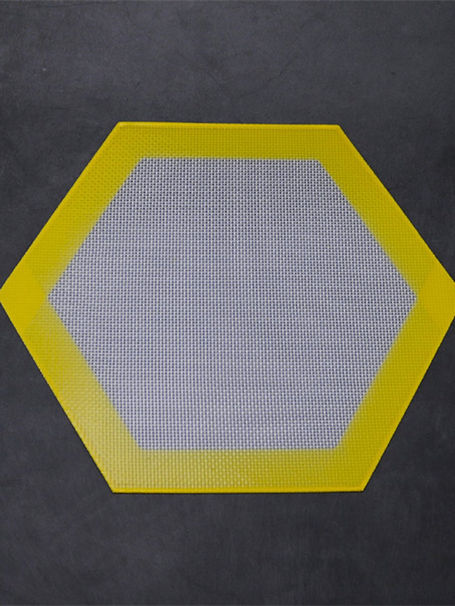 Hexagon Silicone Dab Mat, 3 image Hexagon Silicone Dab Mat, 3 image