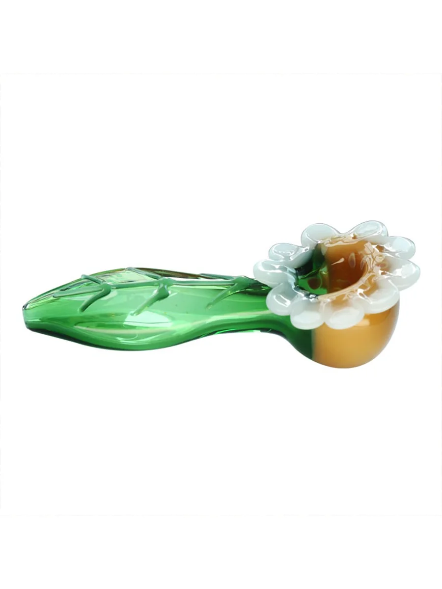 Sunflower Glass Pipe Side