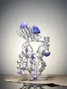 8.7" Novelty Rare Hourglass Spine Bong, Colors: Purple, 4 image