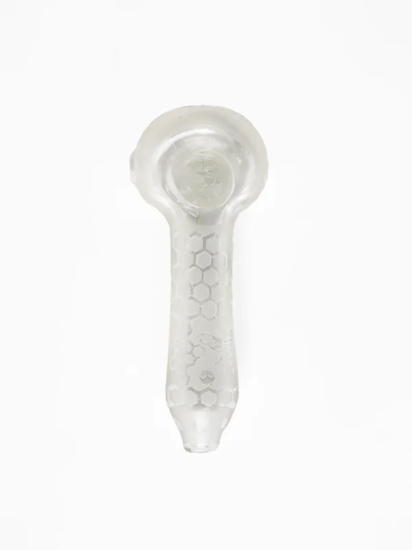 Honeycomb Frosted Glass Pipe Honeycomb Frosted Glass Pipe