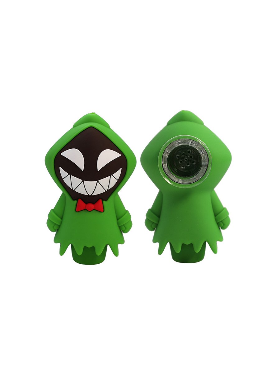 Smiling Ghost Silicone Pipe2