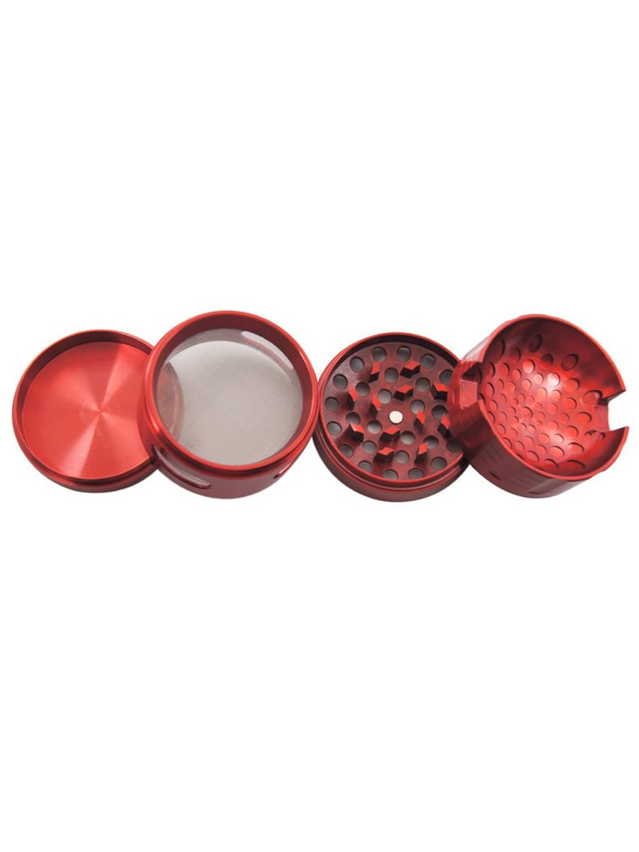 Windowed Four Layer Zinc Alloy Herb Grinder Windowed Four Layer Zinc Alloy Herb Grinder