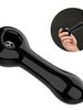 7-Hole Spoon Glass Pipe, Color: Black, 2 image