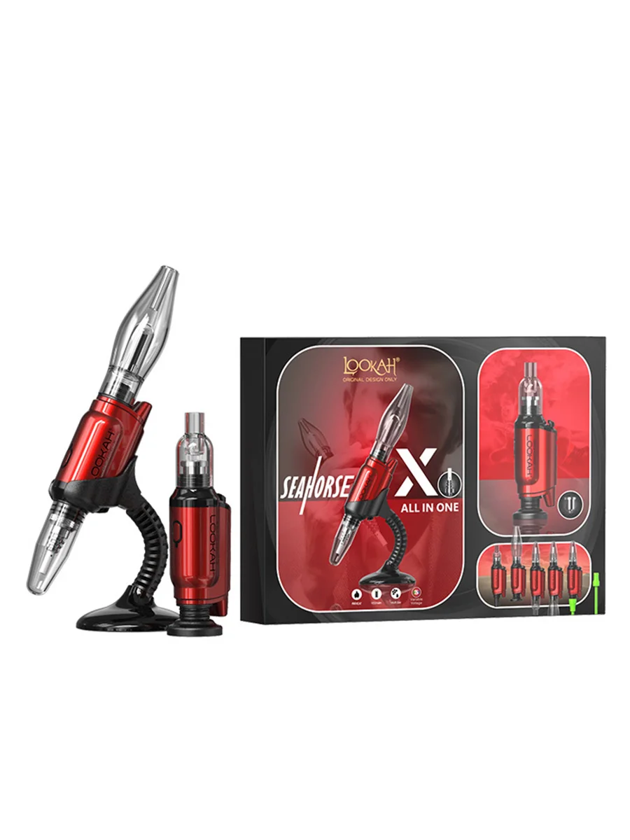 LOOKAH Seahorse X Wax Pen Red LOOKAH Seahorse X Wax Pen Red