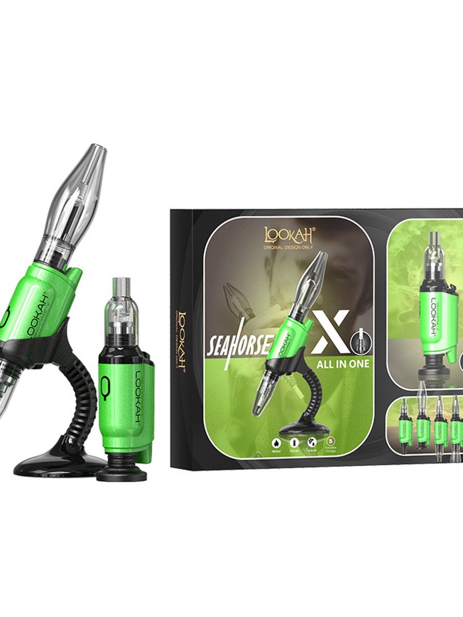 Lookah Seahorse X Wax Kit, Color: Blue, 7 image