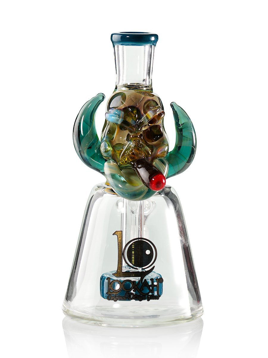 Blue Erlenmeyer flask Ash Catcher Blue Erlenmeyer flask Ash Catcher