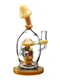 Lookah Bong 9&quot; Cute Mushroom Bubbler Glass Water Pipe