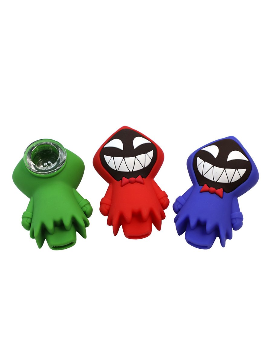 Smiling Ghost Silicone Pipe8