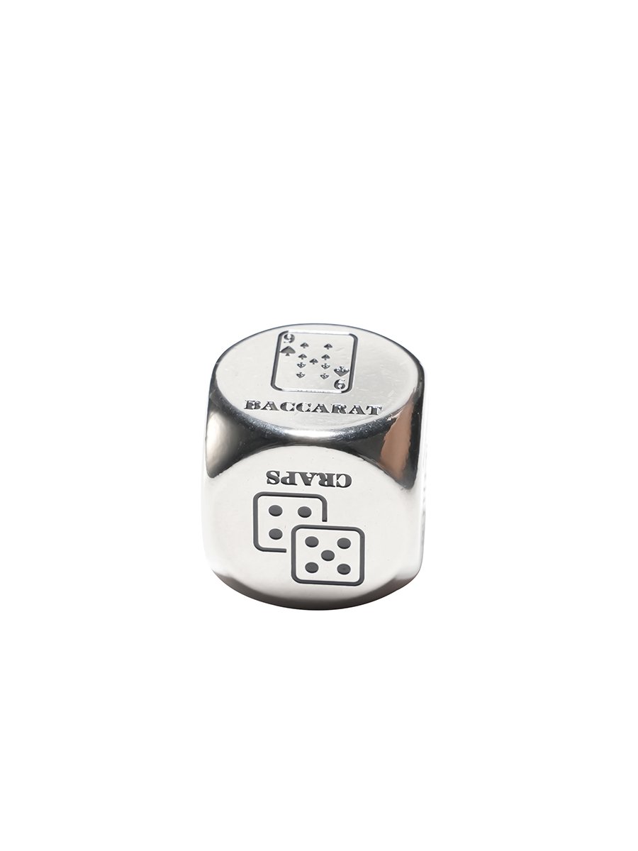 1PCS Stainless Steel Poker Dice 4 1PCS Stainless Steel Poker Dice 4