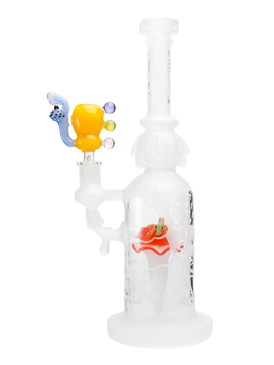 Yellow 14MM Snail Glass Bowl Yellow 14MM Snail Glass Bowl