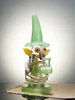 Green Mini Wizard Glass Dab Rig7 Green Mini Wizard Glass Dab Rig7