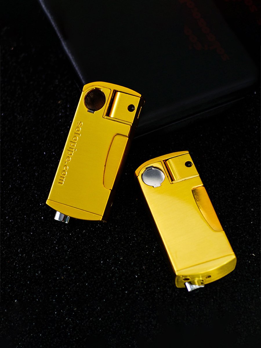 two-in-one Side-Press Lighter and Pipe5 two-in-one Side-Press Lighter and Pipe5