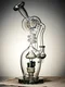 Transparent Black 11.6&quot; Exotic Recycler Mushroom Bong