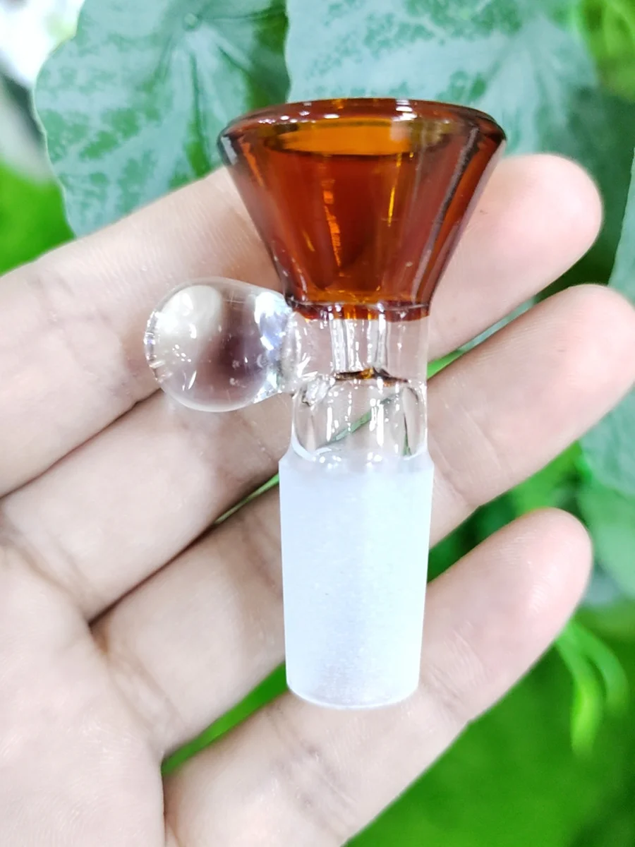 2PCS 14mm Colorful Bowls with Ball Handles