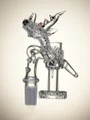 14 MM Flying Deer Quartz Dab Nail