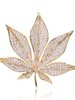Gilt Zircon Flowers Brooch Gilt Zircon Flowers Brooch