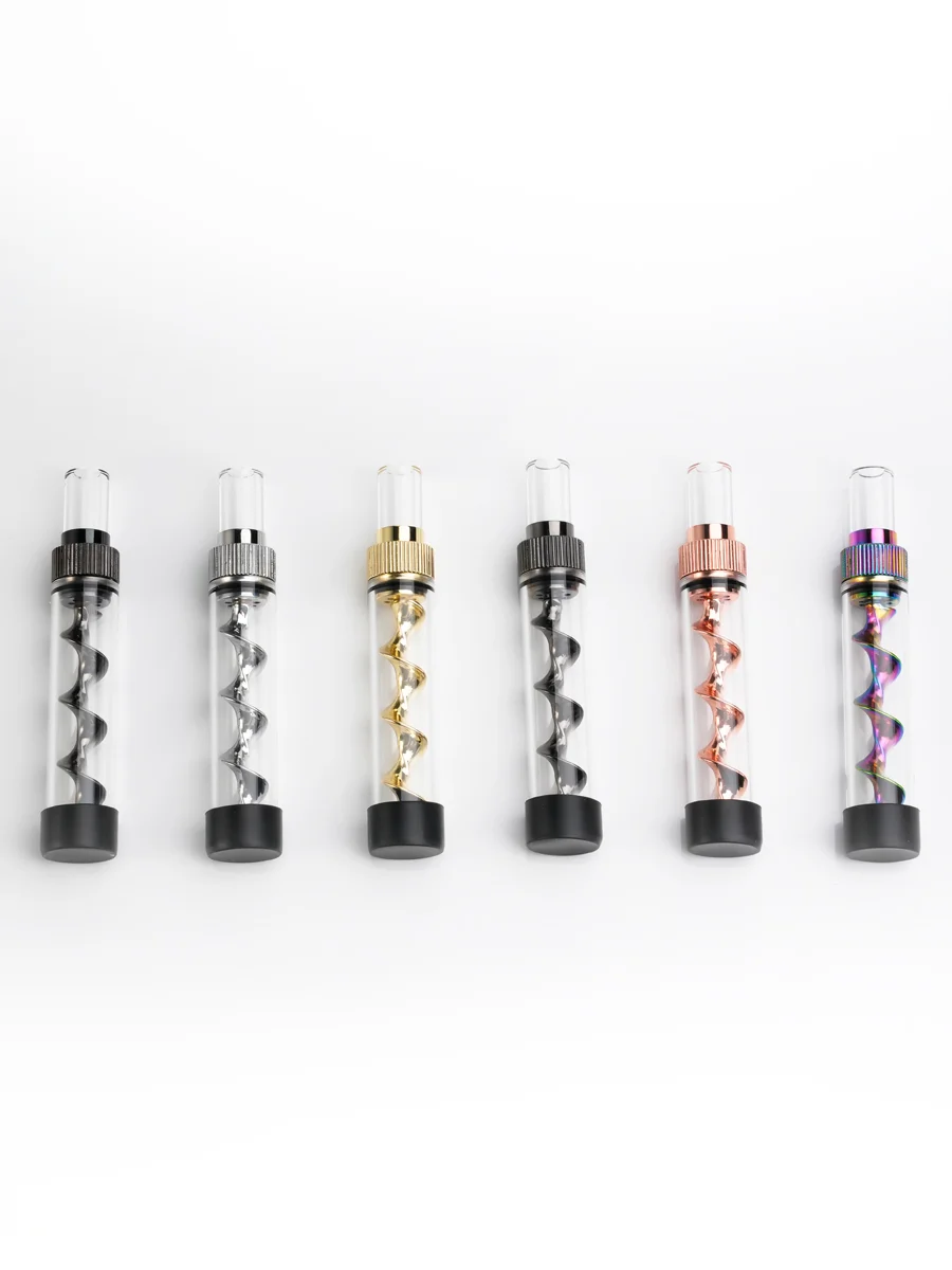 V12 Non-secretive Mini Glass Blunt Pipe V12 Non-secretive Mini Glass Blunt Pipe