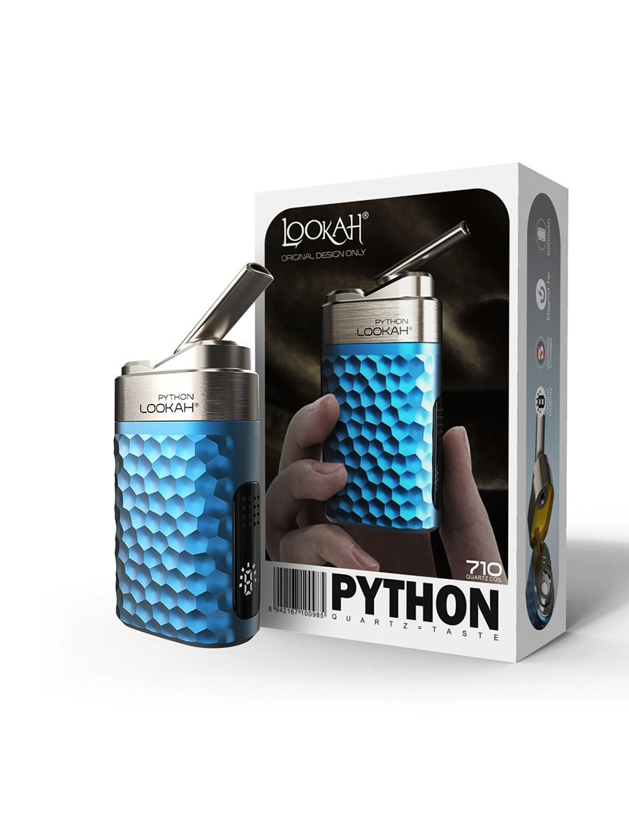 LOOKAH Python Wax Vape pen Blue LOOKAH Python Wax Vape pen Blue