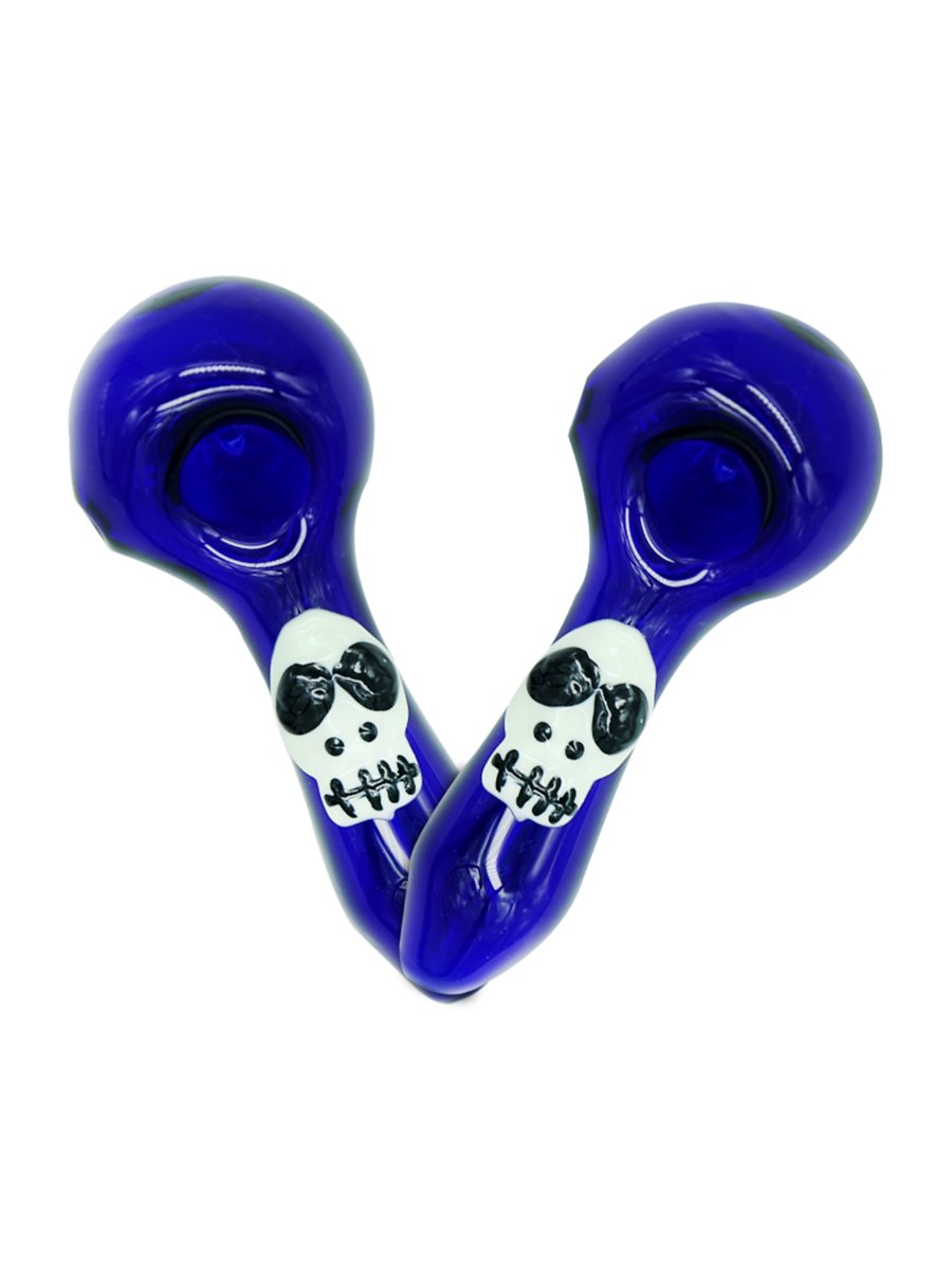 4"  Skull Glass Pipe, 2 image