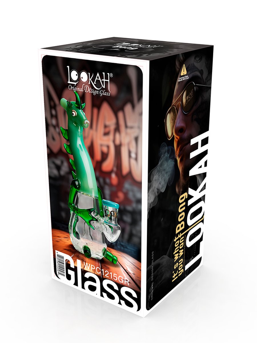 8.6 " Mini Cute Dragon Bong - Green, Colors: Green, 3 image 8.6 " Mini Cute Dragon Bong - Green, Colors: Green, 3 image