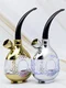 Kettle Metal Water Smoking Pipe Bubbler, Color: Silver