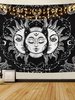 Black and White Solar Tapestry, Size: 90.55x70.87inch