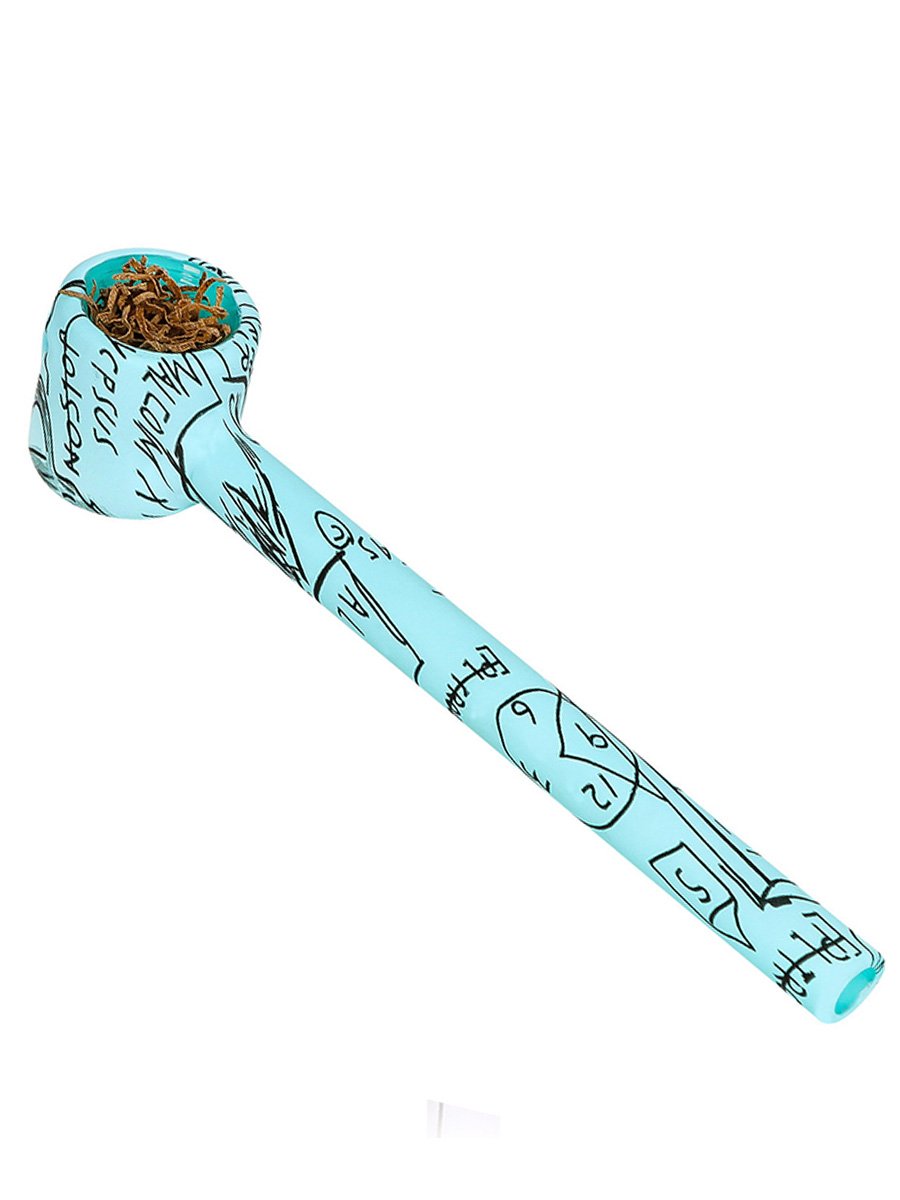 Hammer-Style Glass Chillum Pipe