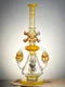 Lookah Bong 15" Cool Exotic Monster Glass Water Pipe, Colors: Yellow