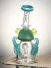 Lookah Rig 8" Mini Cute Six Eyes Clown Octopus Dab Rig, Colors: Water Blue , 12 image Lookah Rig 8" Mini Cute Six Eyes Clown Octopus Dab Rig, Colors: Water Blue , 12 image