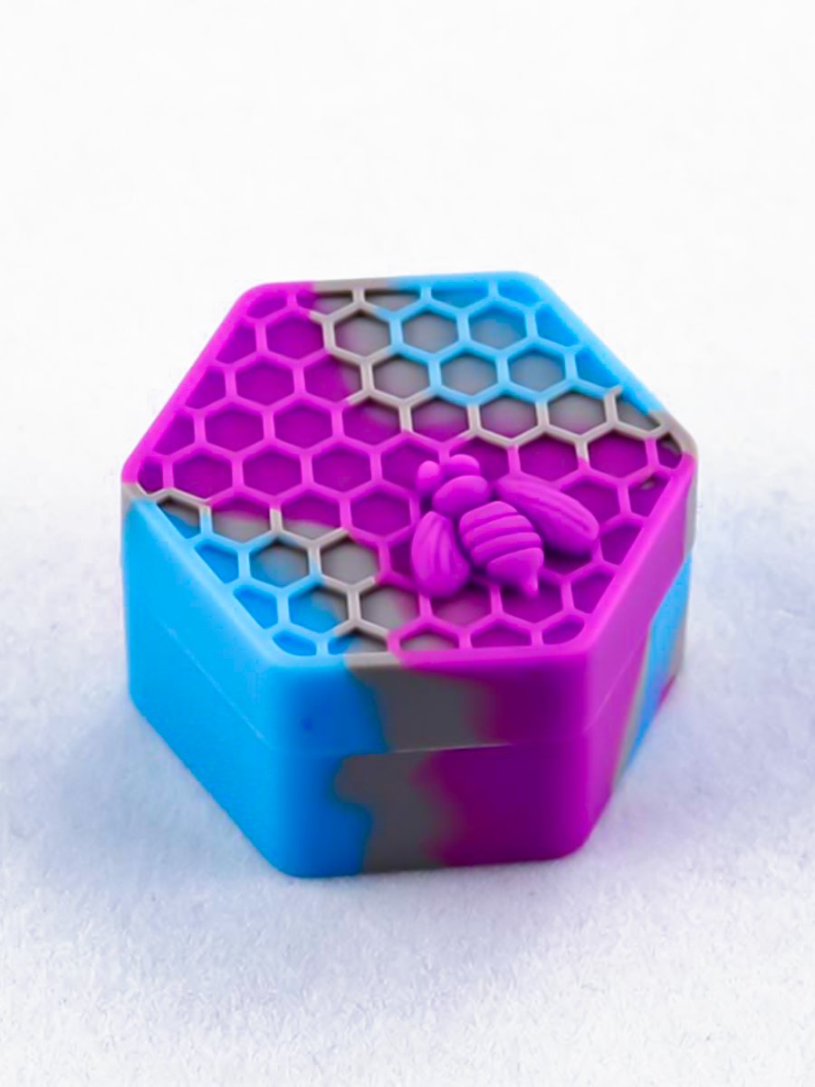 Purple 26ML Hexagon Silicone Container Purple 26ML Hexagon Silicone Container