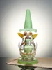Green Mini Wizard Glass Dab Rig Green Mini Wizard Glass Dab Rig