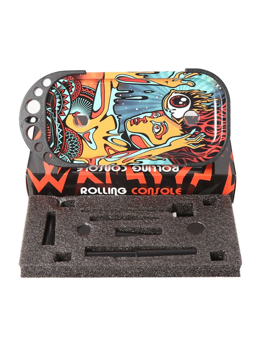 Square Rolling Tray Cone Filler Pre Roll Set Details