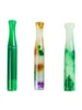 Three Colors Jadeite Chillum Pipe Three Colors Jadeite Chillum Pipe