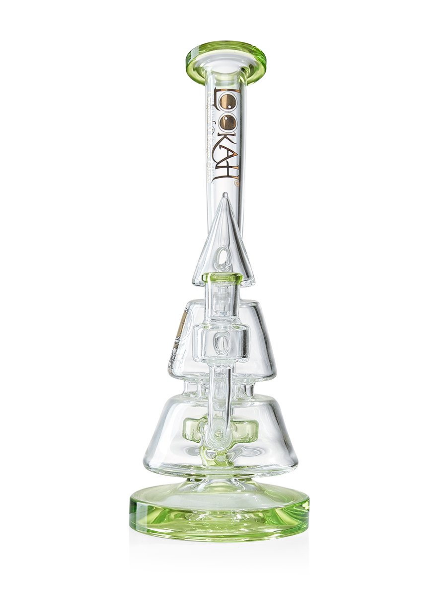 mesmerizing clear pyramid bong clear green mesmerizing clear pyramid bong clear green