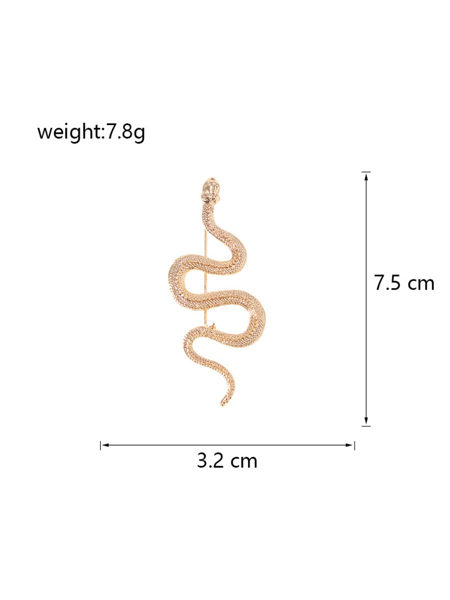 2PCS Snake Pin Brooches 2