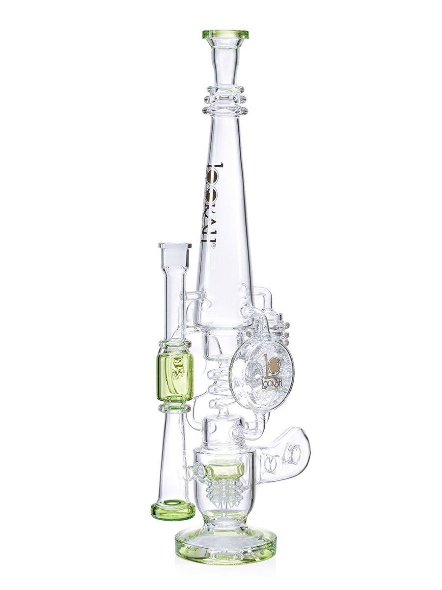 unique weapon cool tall gun bong clear green side unique weapon cool tall gun bong clear green side