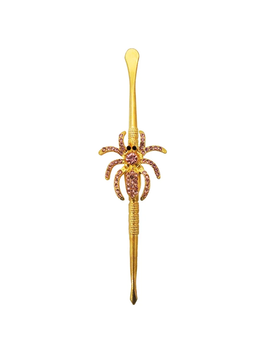 Spider-Inlaid Diamond Scoop and Spear Point Dab Tool, 2 image Spider-Inlaid Diamond Scoop and Spear Point Dab Tool, 2 image