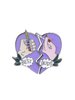 2PCS Heart-Shaped Smoking Accessory Pin Brooch Set 2PCS Heart-Shaped Smoking Accessory Pin Brooch Set