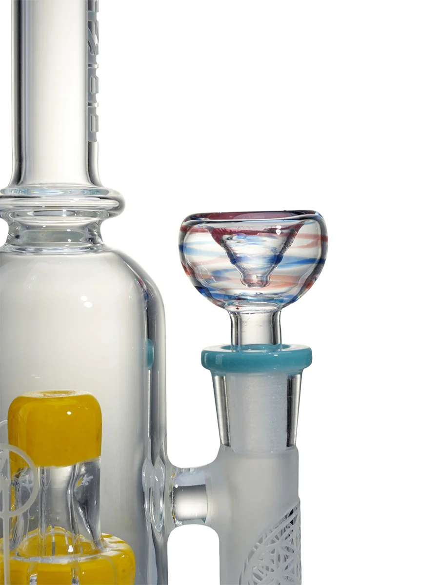 2PCS 14MM Male Ribbon Swirl Glass Bong Bowls, 4 image