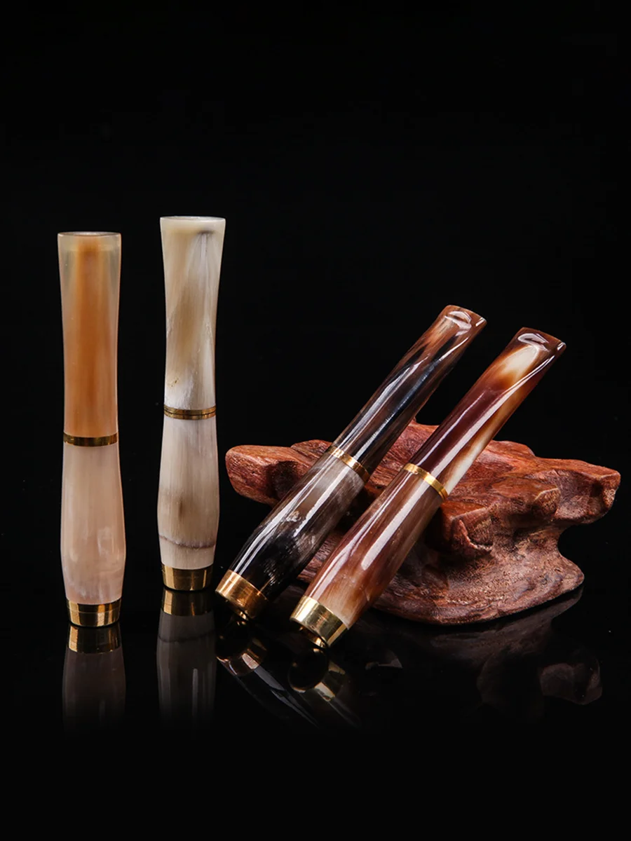 Yak Horn Chillum Pipe Yak Horn Chillum Pipe