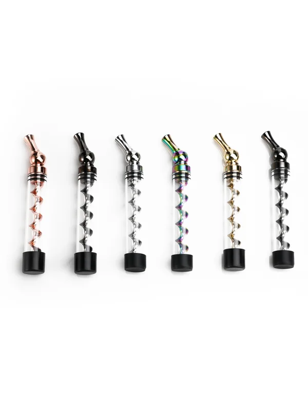 5PCS Plus Universal Mouthpiece Glass Blunt Pipe