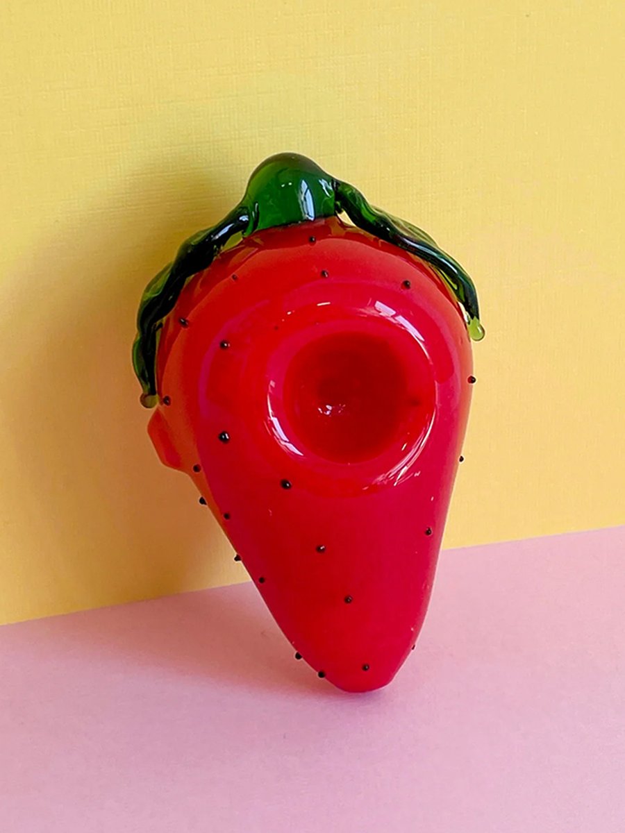 Strawberry Glass Pipe Strawberry Glass Pipe