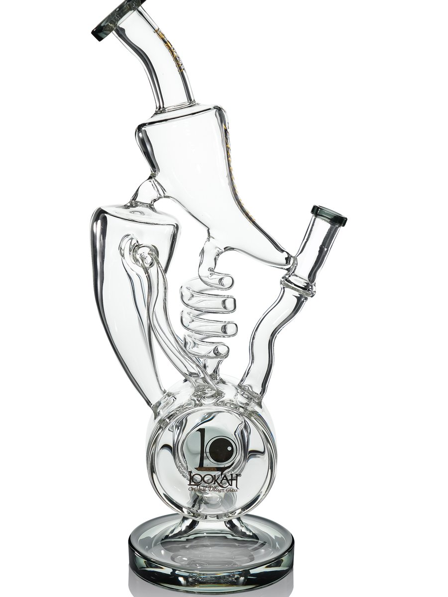 intricate features disc perc multi chamber bong black